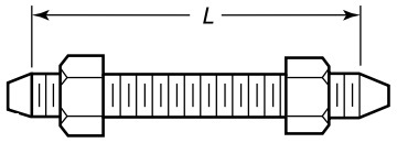 Bolts for 600LB SO flange