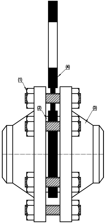 Figure-8 blank assembly