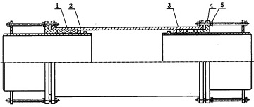 Drawing of double slip expansion joint