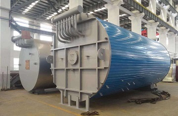 A thermal oil boiler