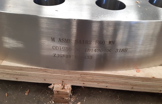 ASTM A182 F60 large foring