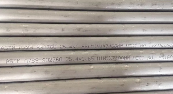 ASTM A789 S32760 smls tubing