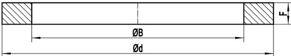 EN 1092-1 type 32 drawing