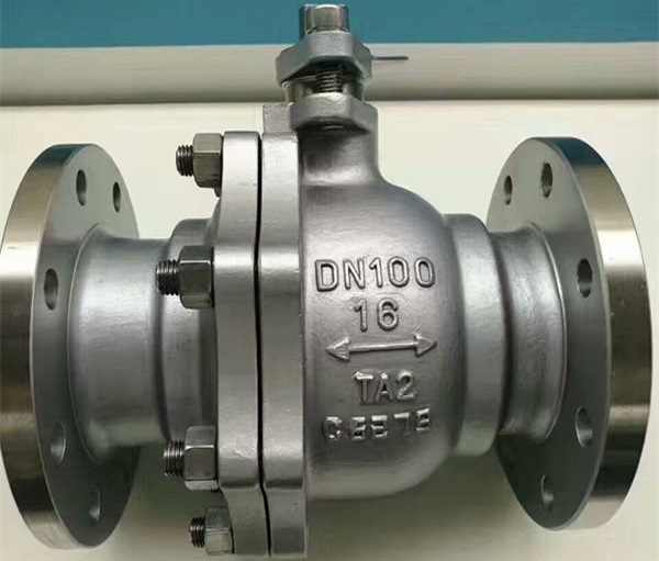 Titanium Gr.2 ball valve