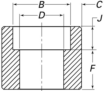 Drawing of SW half coupling