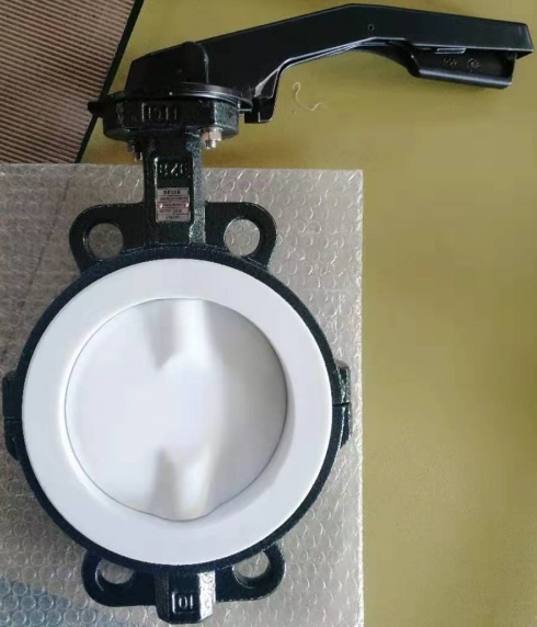 Fully PTFE lined BFV, Al handle