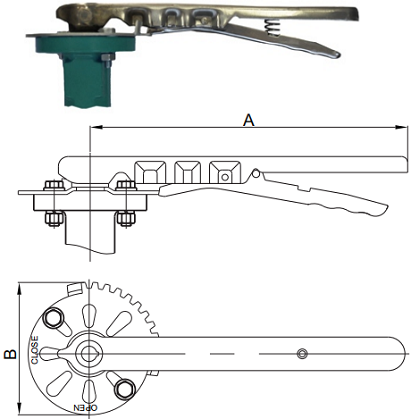 Style III carbon steel lever