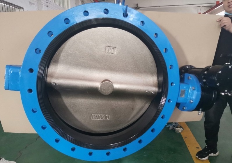 D.I. U type butterfly valve