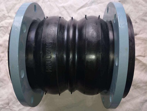 Double sphere rubber expansion joints
