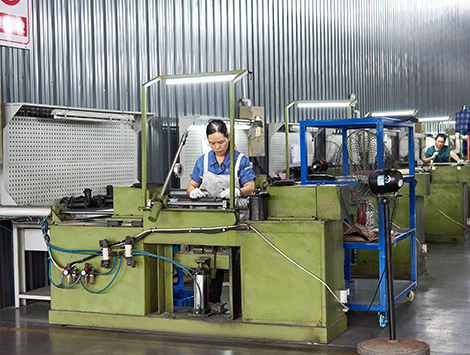 Shaping of the rubber bellows