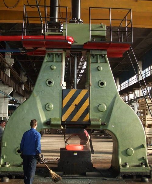 Open die forging